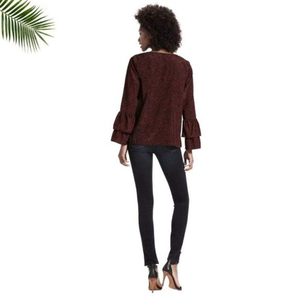 Lucky Brand Womens Printed jacquard Top Size XS/S NWT - Picture 3 of 9